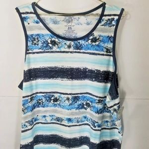 Beach Scene Graphic Mens Tank Top
